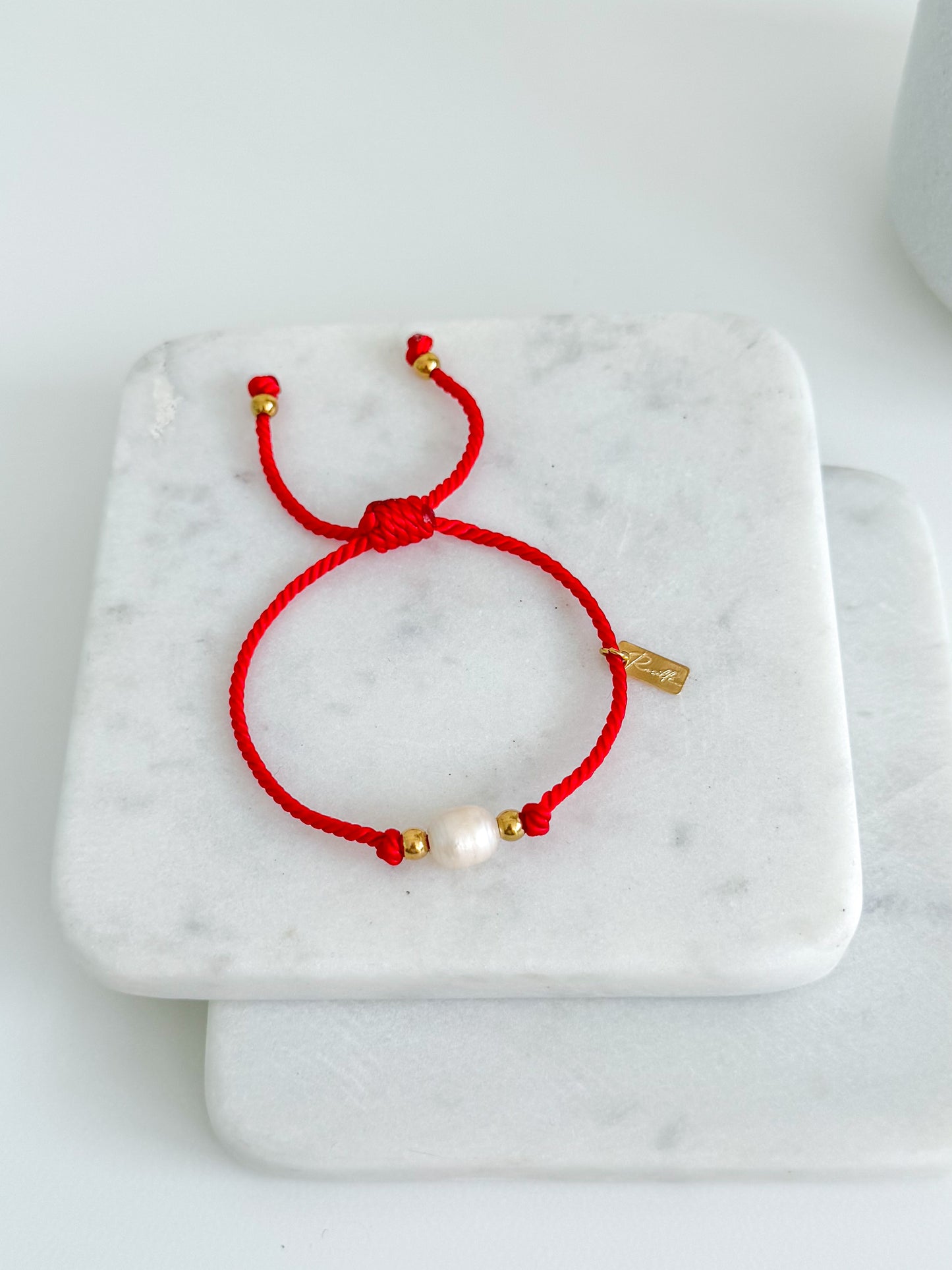 Perlita Red Thread Bracelet