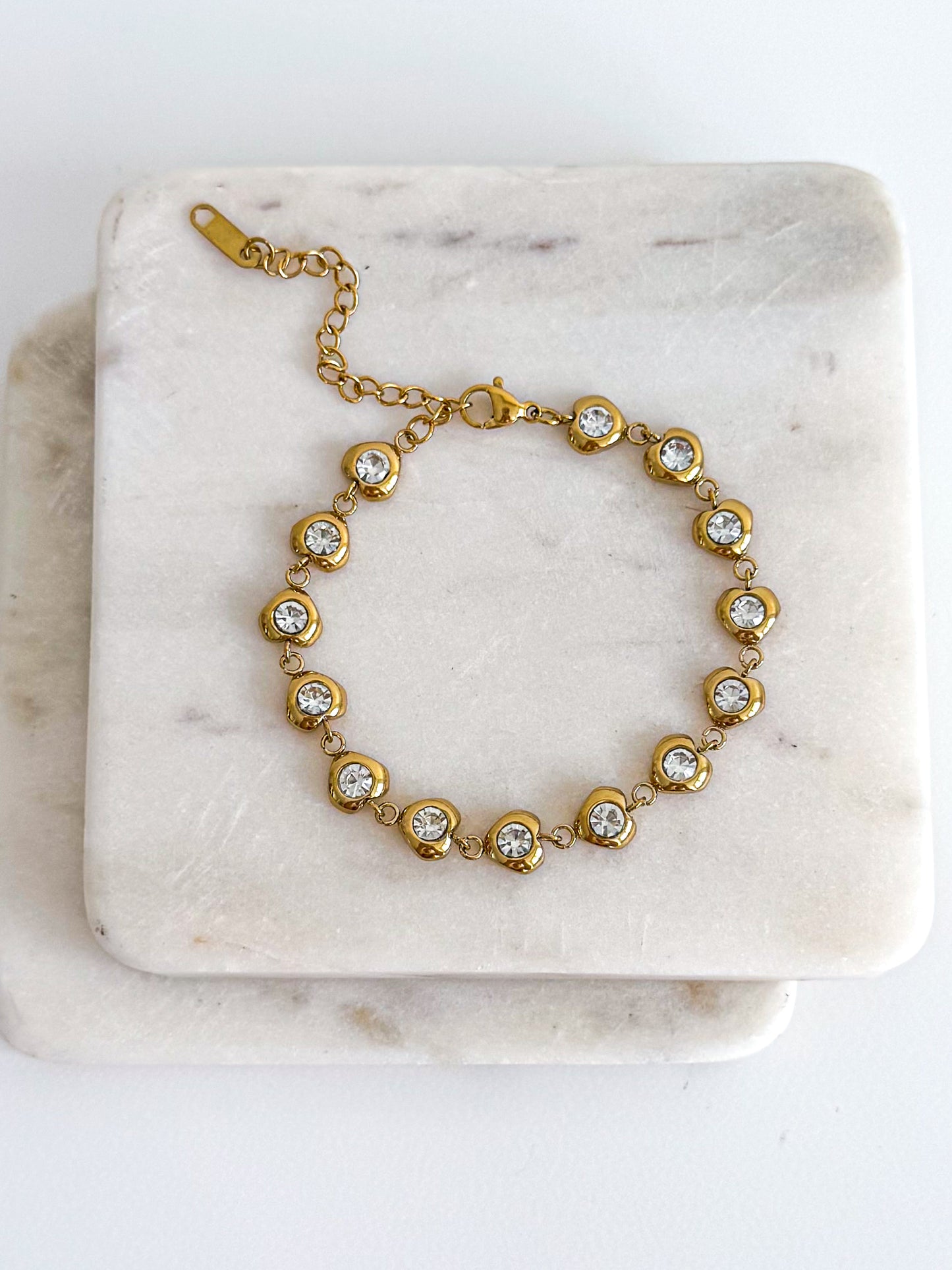 Brillo del Corazón Bracelet