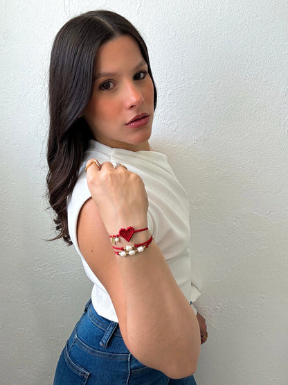 Corazón En Nudos Bracelet